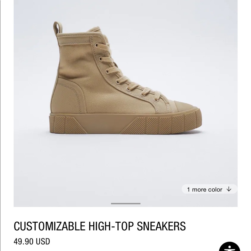 ZARA HIGH TOP SNEAKERS